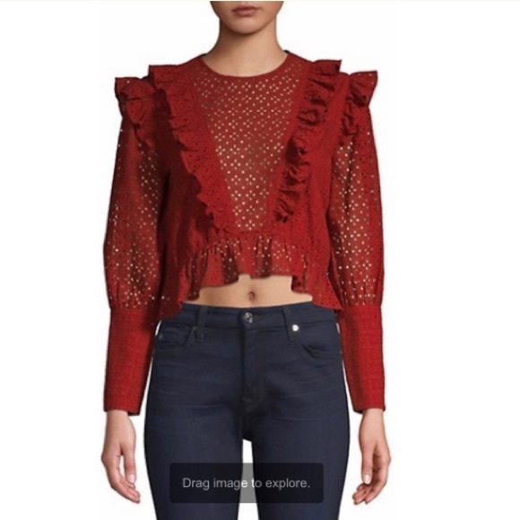 Robert Rodriguez Tops - NWT Robert Rodriguez Eyelet Top